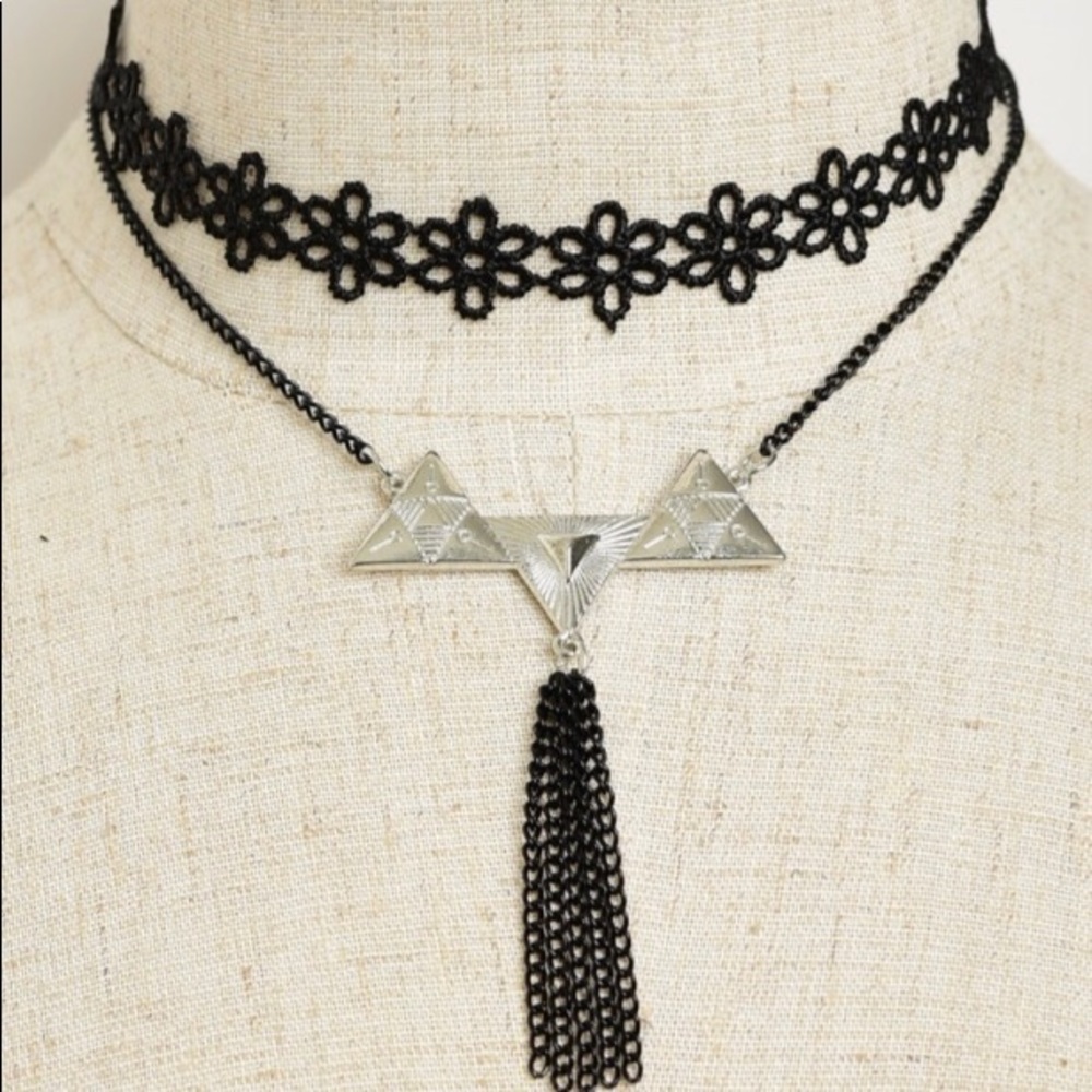Tassel Chain Choker Necklace